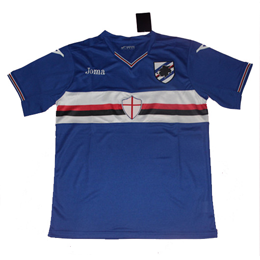 UC Sampdoria 2016/17 Home Blue Soccer Jersey